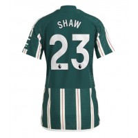 Manchester United Luke Shaw #23 Bortedrakt Dame 2023-24 Kortermet